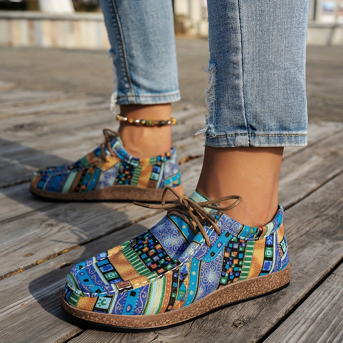 Enora - Colorful Retro Shoes for Women