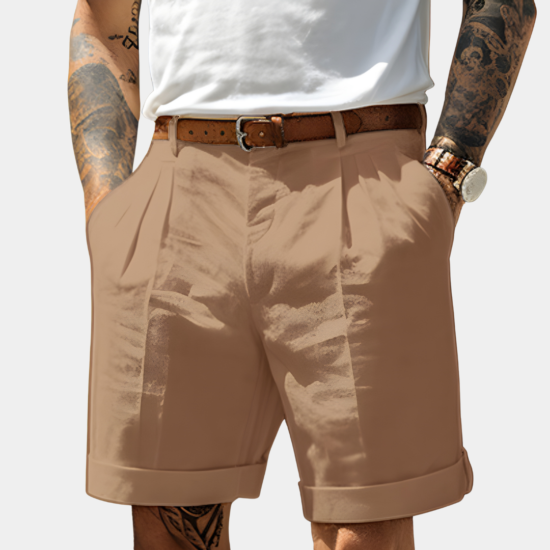 Elegant Bermuda Shorts in Breathable Cotton