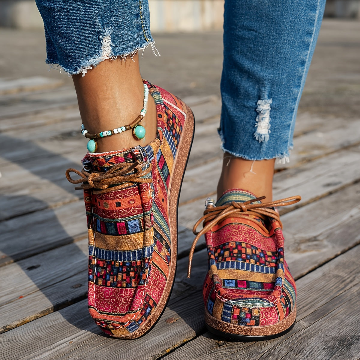 Enora - Colorful Retro Shoes for Women