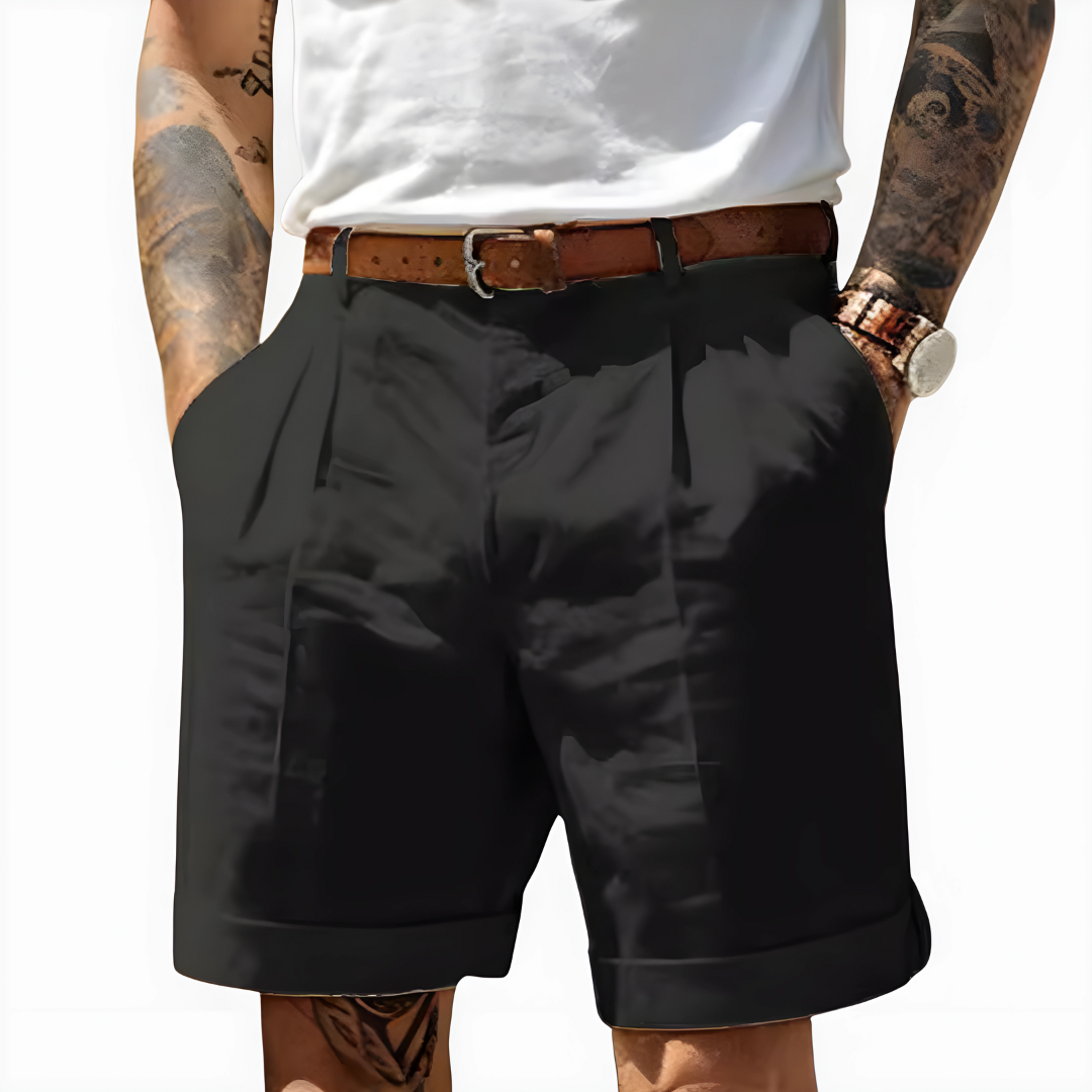 Elegant Bermuda Shorts in Breathable Cotton
