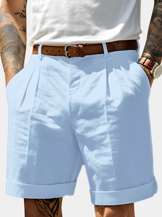 Elegant Bermuda Shorts in Breathable Cotton