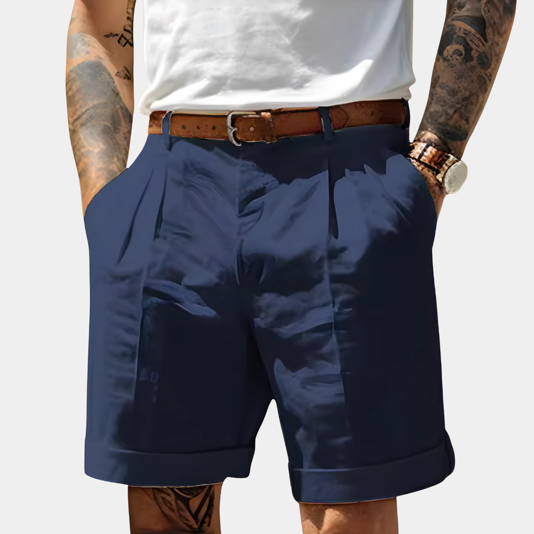 Elegant Bermuda Shorts in Breathable Cotton
