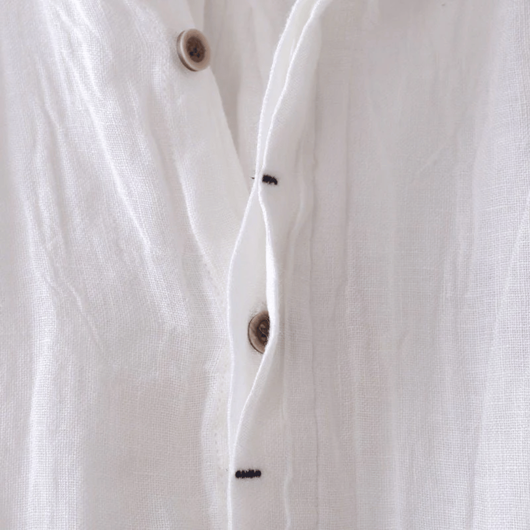 Einar | Short-Sleeve Linen Shirt
