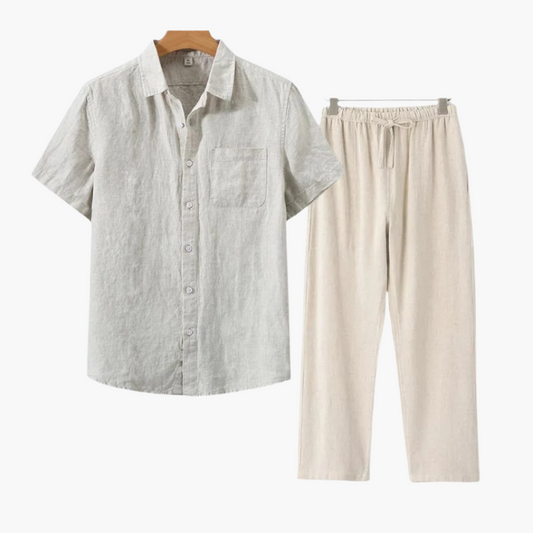 Summer Linen Set (Short Sleeve)