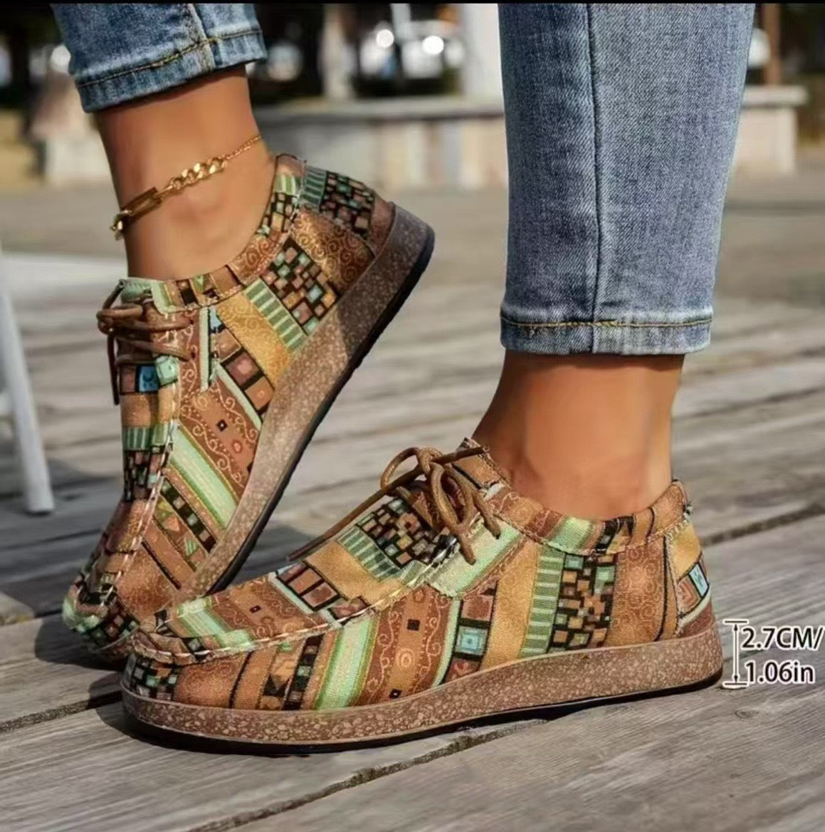 Enora - Colorful Retro Shoes for Women