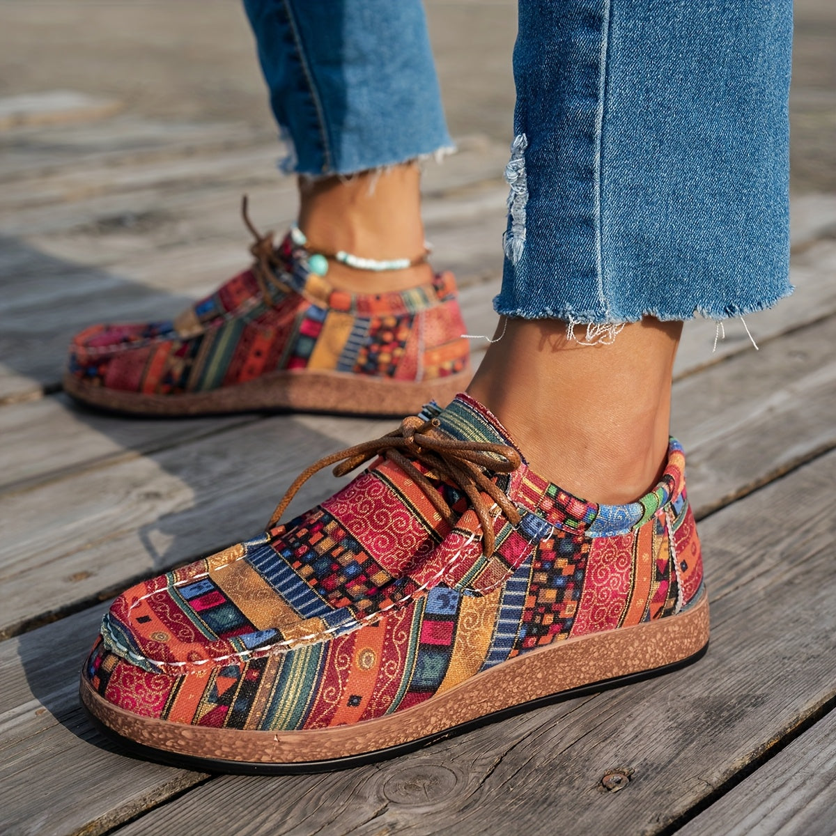 Enora - Colorful Retro Shoes for Women